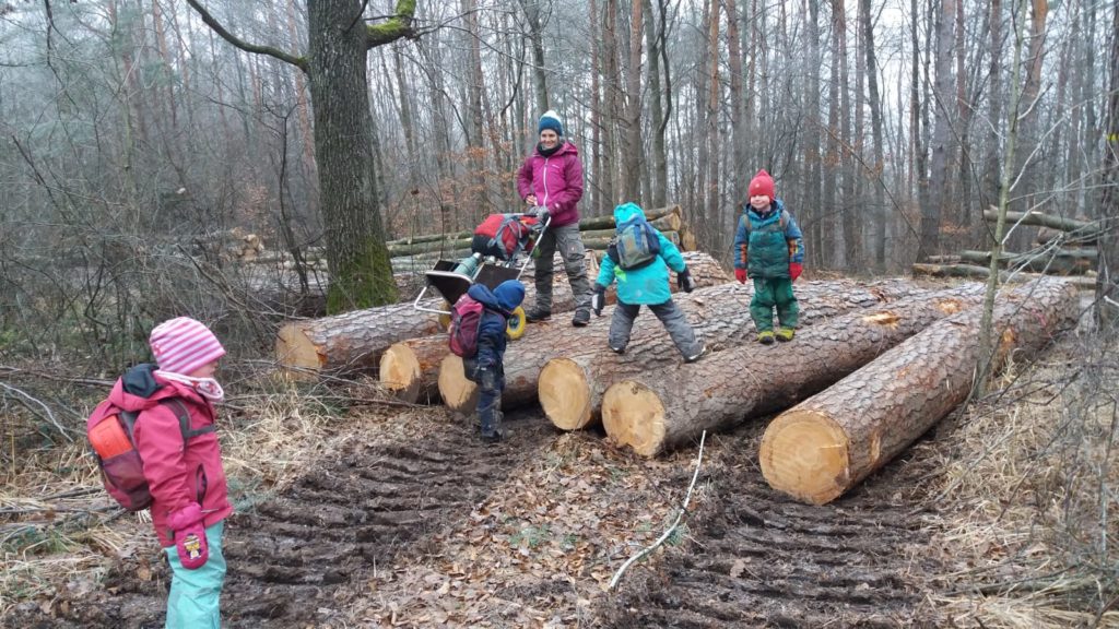 Unterwegs muss balanciert werden